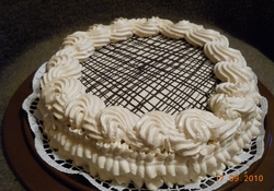 Рецепт: Нежный шоколадно-кофейный тортик