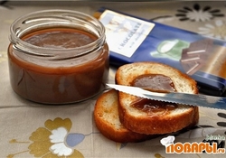 Рецепт: Бананово–шоколадный крем