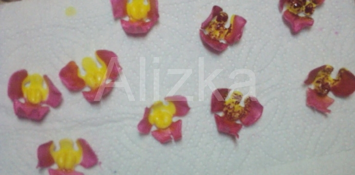 Шаг №7 МК Орхидеи от alizka