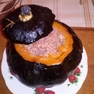 Запеченная тыква с фаршем