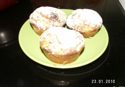 Рецепт: Маффины с яблоками