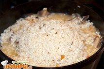 Шаг 13: Как только рис впитает в …