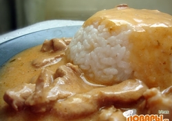 Рецепт: Свинина в сметанном соусе