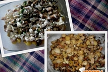 Шаг 2: На разогретой сковороде припустить грибы …