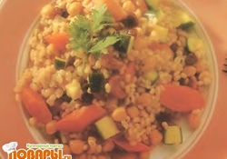 Рецепт: Овощной плов с нутом