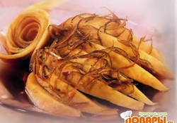 Рецепт: Манго с засахаренной цедрой