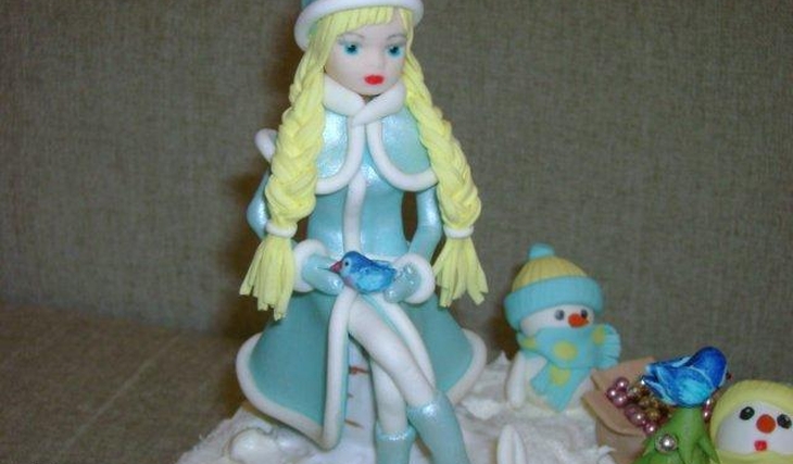 МК Снегурочка из мастики от Annula