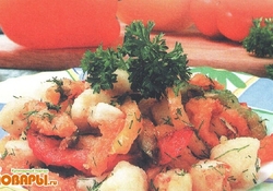 Рецепт: Салат фруктово-овощной