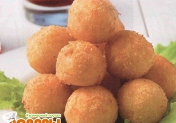 Рецепт: "Орешки" из сыра