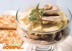 Рецепт: Салат-коктейль "Фантазия"