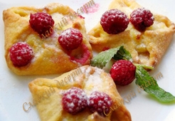 Кармашки с творогом 