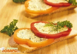 Рецепт: Бутерброды "Оригинальные"