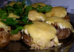 Рецепт: Фаршированные грибы