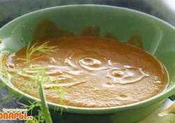 Рецепт: Морковный суп-пюре с кориандром