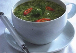 Рецепт: Зеленый гаспачо 