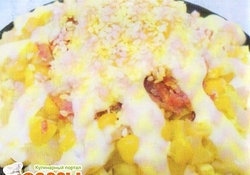 Рецепт: Салат "Мадлен"