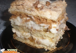 Рецепт: Торт "Белочка"