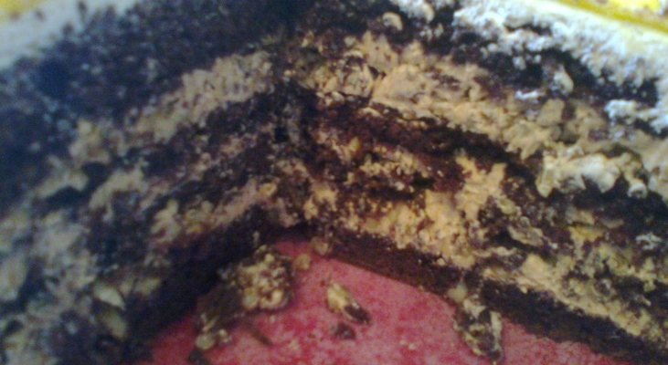 Прянично–шоколадный торт