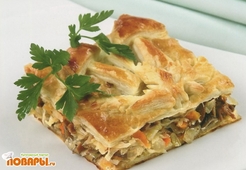 Пирог с квашеной капустой