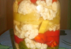 Цветная капуста с перцем 