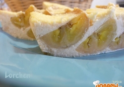 Рецепт: Творожная запеканка с бананами