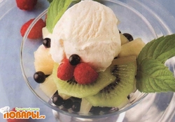 Рецепт: Десерт "Разноцветный"