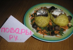 Лапти на поляне