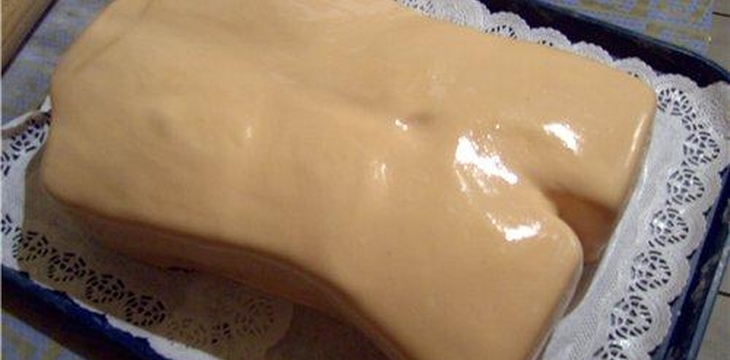 Шаг №4 МК Торт в виде Мужского Торса от selenchik