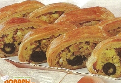 Рулет с маслинами