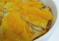 Апельсиновые блины с апельсиновым соусом