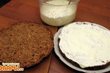 Шаг 7: Охлажденный пирог я разрезала на …