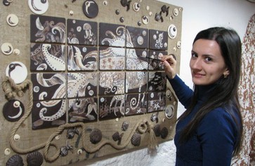 Картины шоколадом от Ольги Тесли