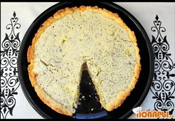 Пирог с маково - йогуртной начинкой