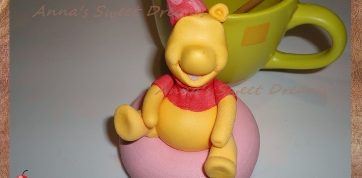 Шаг №15 Винни Пух из мастики от Annula