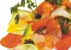 Рецепт: Севиче с креветками