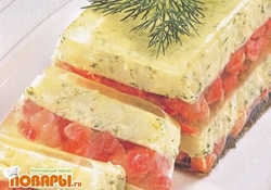 Рецепт: Заливное из лосося