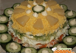 Рецепт: Салат "Нежное облако"