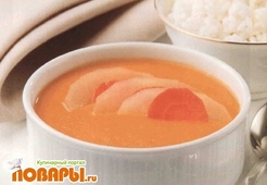 Суп-пюре овощной с яблоками