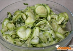 Кабачки маринованные,  мгновенного поедания