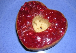 Рецепт: Маффины "Сердечко"