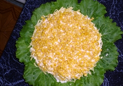 Рецепт: Салат "Подсолнух"