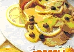 Рецепт: Телятина под соусом из тунца