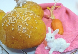 Рецепт: Морковные булочки