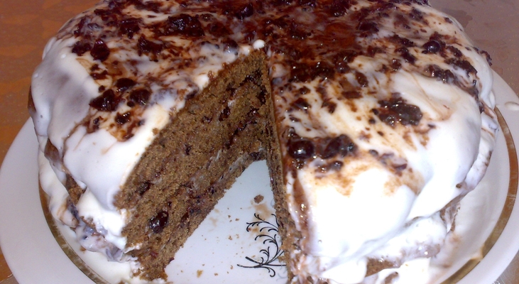 Тортик с ягодами 