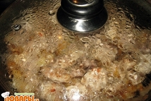 Шаг 5: Как только жидкость в жарком …