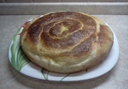 Рецепт: Пирог-улитка с тыквой