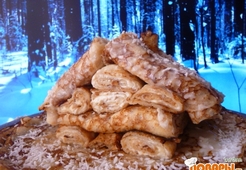 "Избушка в заснеженном лесу"