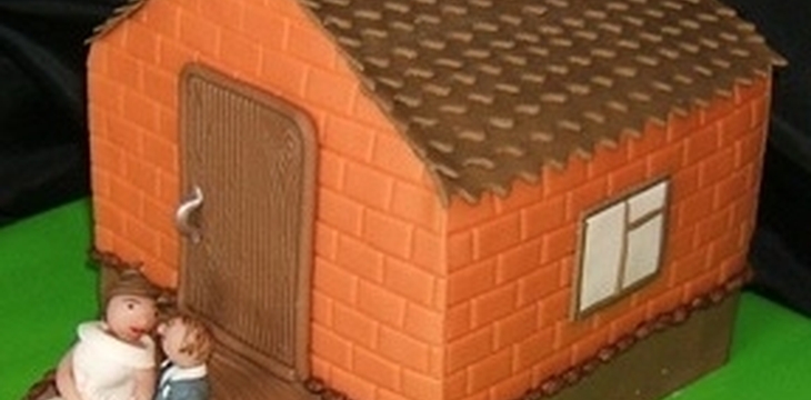 Шаг №5 МК Форма дома без обрезков от Linka