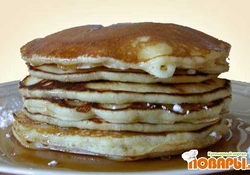 Рецепт: Оладьи "Снежинка"