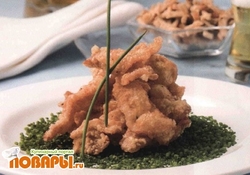 Рецепт: Мясной "хворост"